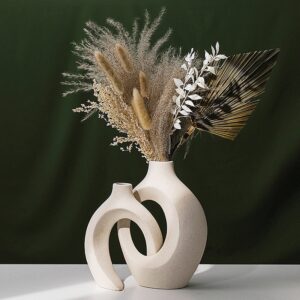 Vase en céramique blanc