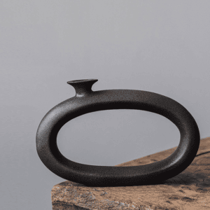 Vase nordique oval en céramique