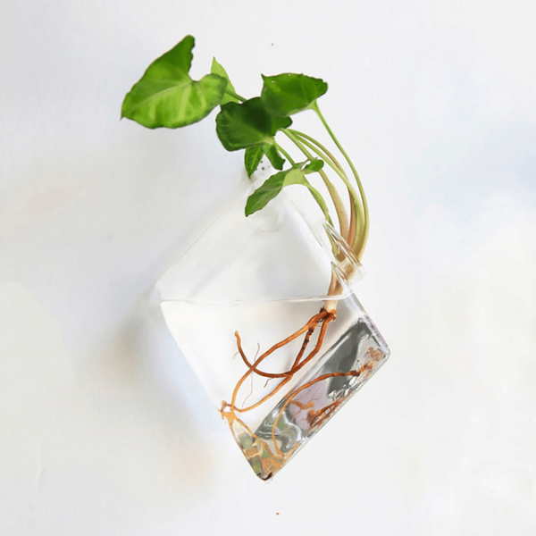 vase mural en forme de losange