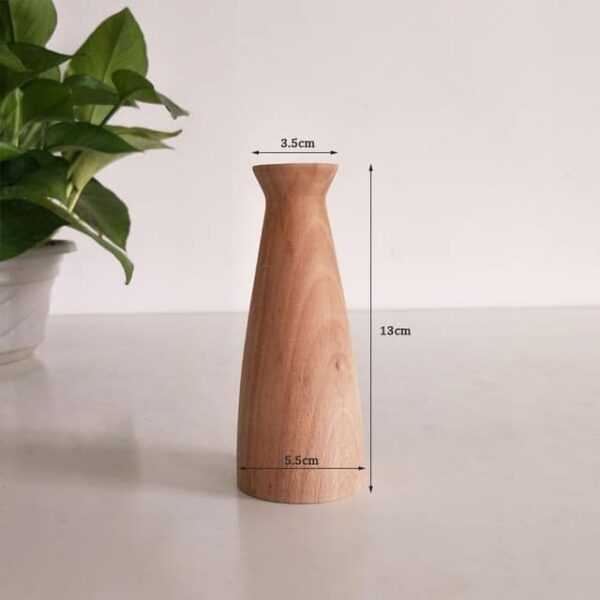 Vase en bois à fleurs sèches - n°5 – Image 3