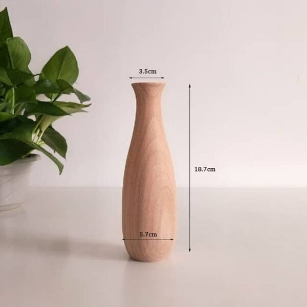 Vase en bois à fleurs sèches - n°6 – Image 4