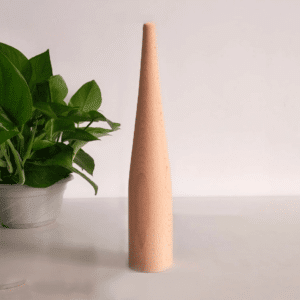 Vase en bois à fleurs sèches - n°1