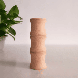 Vase en bois à fleurs sèches - n°3