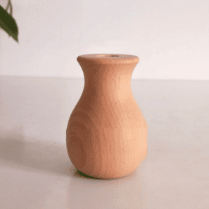 Vase en bois à fleurs sèches - n°4