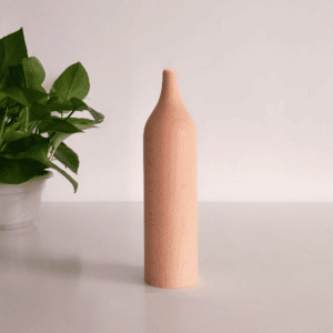 vase en bois pour fleurs séchées