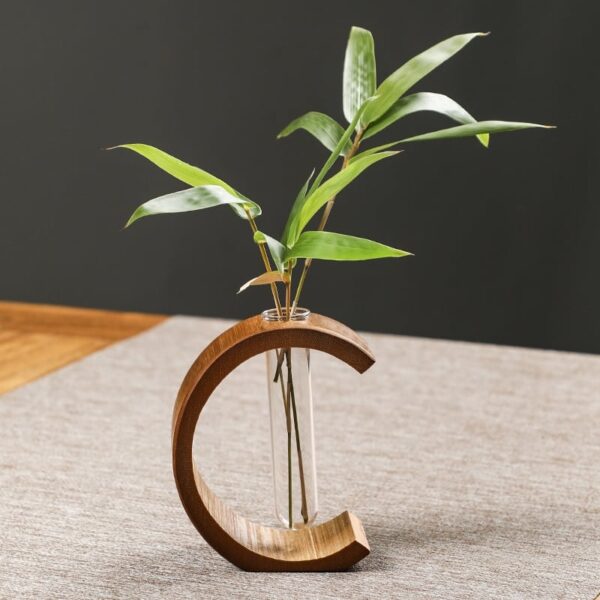 Vase en bambou naturel fait à la main – Image 3